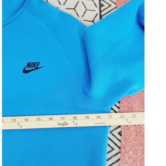 Nike Sportswear Tech Fleece Windrunner Full Zip Hoodie in Photo Blue/Blk, sz Med - Picture 14 of 16